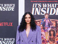 Brittany O'Grady arrives at the 2024 Beyond Fest - Los Angeles Premiere Of Netflix's 'It's What's Inside' held at The Egyptian Theatre Holly...