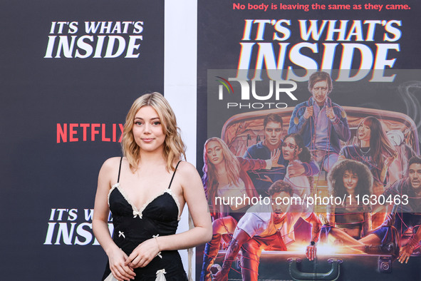 Grace Van Dien arrives at the 2024 Beyond Fest - Los Angeles Premiere Of Netflix's 'It's What's Inside' held at The Egyptian Theatre Hollywo...