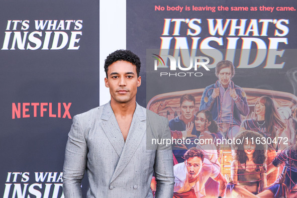 Devon Terrell arrives at the 2024 Beyond Fest - Los Angeles Premiere Of Netflix's 'It's What's Inside' held at The Egyptian Theatre Hollywoo...