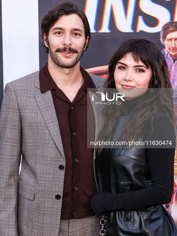 Alexander Koch and Daniella Pineda arrive at the 2024 Beyond Fest - Los Angeles Premiere Of Netflix's 'It's What's Inside' held at The Egypt...