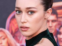 Alycia Debnam-Carey wearing Dior arrives at the 2024 Beyond Fest - Los Angeles Premiere Of Netflix's 'It's What's Inside' held at The Egypti...