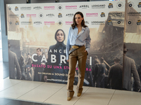 Romana Maggiora Vergano attends the photocall for ''Francesca Cabrini'' at Cinema Adriano in Rome, Italy, on October 2, 2024. (