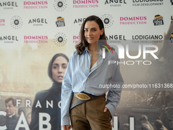 Romana Maggiora Vergano attends the photocall for ''Francesca Cabrini'' at Cinema Adriano in Rome, Italy, on October 2, 2024. (