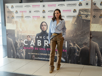 Romana Maggiora Vergano attends the photocall for ''Francesca Cabrini'' at Cinema Adriano in Rome, Italy, on October 2, 2024. (