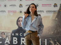 Romana Maggiora Vergano attends the photocall for ''Francesca Cabrini'' at Cinema Adriano in Rome, Italy, on October 2, 2024. (