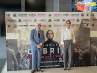 Giancarlo Giannini and Cristiana Dell'Anna attend the photocall for ''Francesca Cabrini'' at Cinema Adriano in Rome, Italy, on October 2, 20...