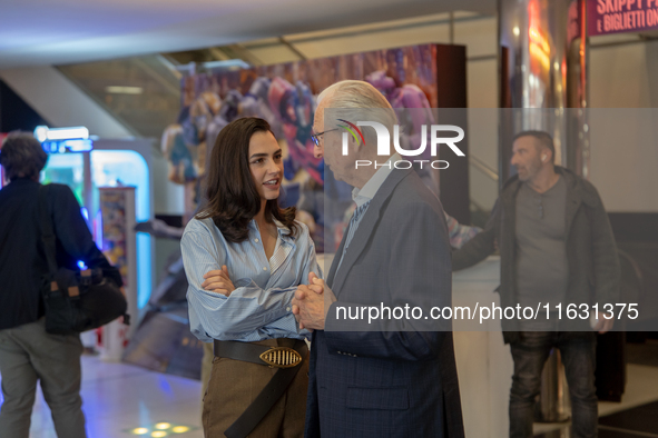 Romana Maggiora Vergano attends the photocall for ''Francesca Cabrini'' at Cinema Adriano in Rome, Italy, on October 2, 2024. 