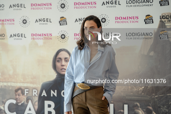 Romana Maggiora Vergano attends the photocall for ''Francesca Cabrini'' at Cinema Adriano in Rome, Italy, on October 2, 2024. 