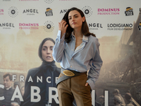 Romana Maggiora Vergano attends the photocall for ''Francesca Cabrini'' at Cinema Adriano in Rome, Italy, on October 2, 2024. (