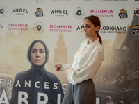 Cristiana Dell'Anna attends the photocall for ''Francesca Cabrini'' at Cinema Adriano in Rome, Italy, on October 2, 2024. (