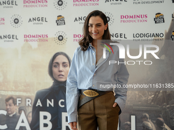 Romana Maggiora Vergano attends the photocall for ''Francesca Cabrini'' at Cinema Adriano in Rome, Italy, on October 2, 2024. (