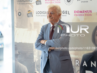 Giancarlo Giannini attends the photocall for ''Francesca Cabrini'' at Cinema Adriano in Rome, Italy, on October 2, 2024. (