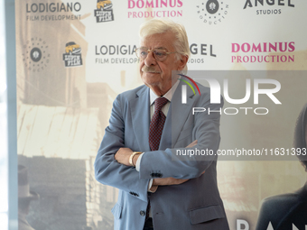 Giancarlo Giannini attends the photocall for ''Francesca Cabrini'' at Cinema Adriano in Rome, Italy, on October 2, 2024. (