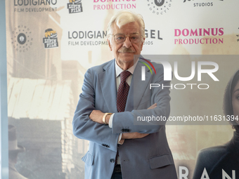 Giancarlo Giannini attends the photocall for ''Francesca Cabrini'' at Cinema Adriano in Rome, Italy, on October 2, 2024. (