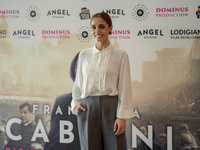 Cristiana Dell'Anna attends the photocall for ''Francesca Cabrini'' at Cinema Adriano in Rome, Italy, on October 2, 2024. (