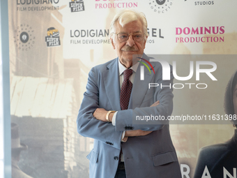 Giancarlo Giannini attends the photocall for ''Francesca Cabrini'' at Cinema Adriano in Rome, Italy, on October 2, 2024. (