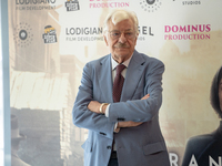 Giancarlo Giannini attends the photocall for ''Francesca Cabrini'' at Cinema Adriano in Rome, Italy, on October 2, 2024. (