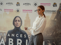 Cristiana Dell'Anna attends the photocall for ''Francesca Cabrini'' at Cinema Adriano in Rome, Italy, on October 2, 2024. (