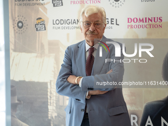 Giancarlo Giannini attends the photocall for ''Francesca Cabrini'' at Cinema Adriano in Rome, Italy, on October 2, 2024. (