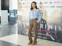 Romana Maggiora Vergano attends the photocall for ''Francesca Cabrini'' at Cinema Adriano in Rome, Italy, on October 2, 2024. (