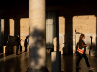 People see the Athens Democracy Forum. The President of the Hellenic Republic, Katerina Sakellaropoulou, receives the 'Athens City Democracy...