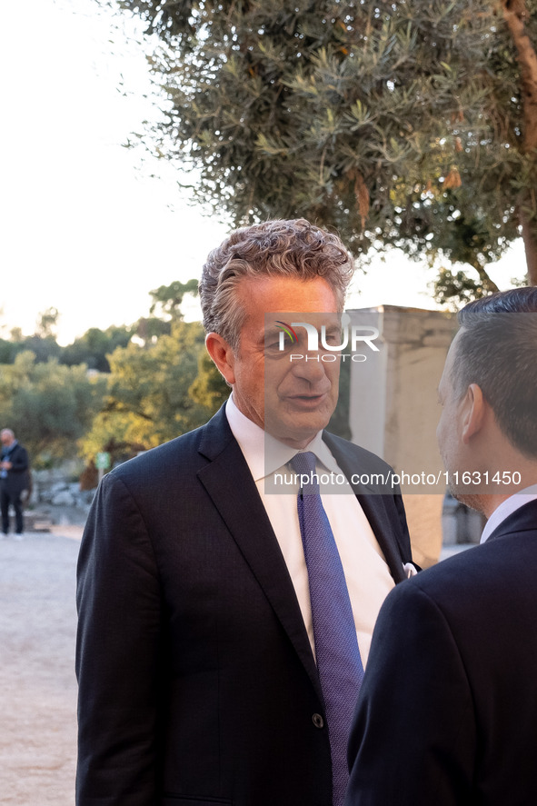 Stephen Dunbar-Johnson, the president of International of The New York Times Company, arrives at the Athens Democracy Forum. The President o...