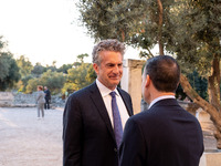 Stephen Dunbar-Johnson, the president of International of The New York Times Company, arrives at the Athens Democracy Forum. The President o...