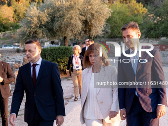 Achielas Tsaltas, the president of the Athens Democracy Forum, Haris Doukas, the Mayor of Athens, and the President of the Hellenic Republic...