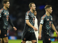 Harry Kane centre-forward of Bayern Munich and England dejected after lossing the UEFA Champions League 2024/25 League Phase MD2 match betwe...