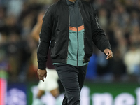 Vincent Kompany head coach of Bayern Munich after lossing the UEFA Champions League 2024/25 League Phase MD2 match between Aston Villa FC an...