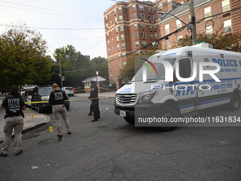 A 40-year-old man, Kavon Reid, is shot and killed in Bronx, New York, United States, on October 2, 2024. On Wednesday afternoon, at approxim...