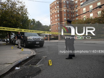 A 40-year-old man, Kavon Reid, is shot and killed in Bronx, New York, United States, on October 2, 2024. On Wednesday afternoon, at approxim...