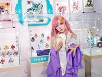 A handmade model is displayed at the Wonder Festival 2024 in Shanghai, China, on October 2, 2024. (