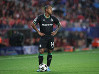 Igor Paixao of Feyenoord participates in the UEFA Champions League 2024/25 League Phase MD2 match between Girona FC and Feyenoord at Estadi...