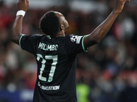 Antoni Milambo of Feyenoord celebrates after scoring a goal during the UEFA Champions League 2024/25 League Phase MD2 match between Girona F...