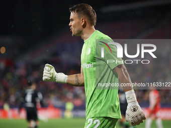 Timon Wellenreuther of Feyenoord participates in the UEFA Champions League 2024/25 League Phase MD2 match between Girona FC and Feyenoord at...