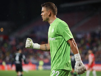 Timon Wellenreuther of Feyenoord participates in the UEFA Champions League 2024/25 League Phase MD2 match between Girona FC and Feyenoord at...