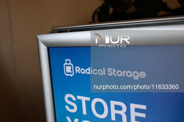 Radical Storage logo is seen in Kraow, Poland on October 2, 2024. 