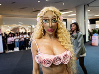 An attendee showcases a custom look during Day 2 of Bangkok International Fashion Week at Siam Paragon in Bangkok, Thailand, on October 3, 2...