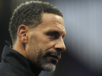 Manchester United former player Rio Ferdinand during the UEFA Champions League 2024/25 League Phase MD2 match between Aston Villa FC and FC...