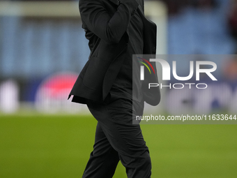 Vincent Kompany head coach of Bayern Munich during the UEFA Champions League 2024/25 League Phase MD2 match between Aston Villa FC and FC Ba...