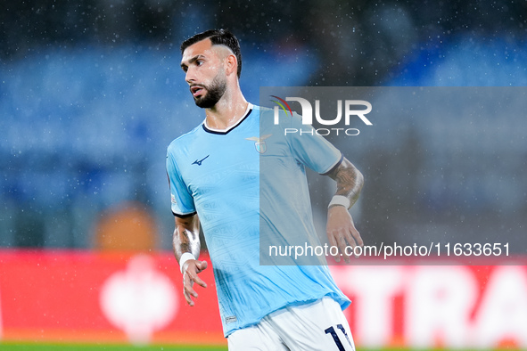 Taty Castellanos of SS Lazio looks on during the UEFA Europa League 2024/25 League Phase MD2 match between SS Lazio and OCG NIce at Stadio O...