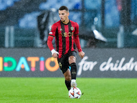 Badredine Bouanani of OCG Nice during the UEFA Europa League 2024/25 League Phase MD2 match between SS Lazio and OCG NIce at Stadio Olimpico...