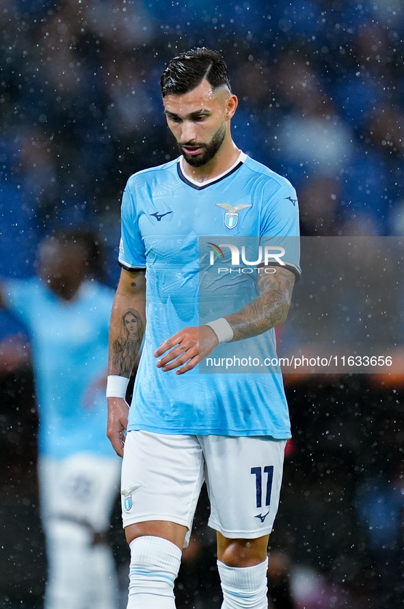 Taty Castellanos of SS Lazio looks dejected during the UEFA Europa League 2024/25 League Phase MD2 match between SS Lazio and OCG NIce at St...