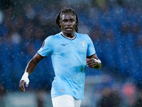 Loum Tchaouna of SS Lazio looks on during the UEFA Europa League 2024/25 League Phase MD2 match between SS Lazio and OCG NIce at Stadio Olim...