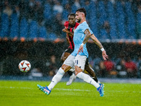 Taty Castellanos of SS Lazio scores second goal during the UEFA Europa League 2024/25 League Phase MD2 match between SS Lazio and OCG NIce a...