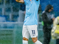 Taty Castellanos of SS Lazio celebrates scoring second goal during the UEFA Europa League 2024/25 League Phase MD2 match between SS Lazio an...