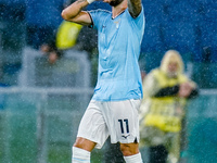 Taty Castellanos of SS Lazio celebrates scoring second goal during the UEFA Europa League 2024/25 League Phase MD2 match between SS Lazio an...