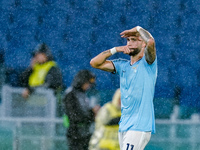 during the UEFA Europa League 2024/25 League Phase MD2 match between SS Lazio and OCG NIce at Stadio Olimpico on October 03, 2024 in Rome, I...