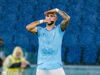 Taty Castellanos of SS Lazio celebrates scoring second goal during the UEFA Europa League 2024/25 League Phase MD2 match between SS Lazio an...